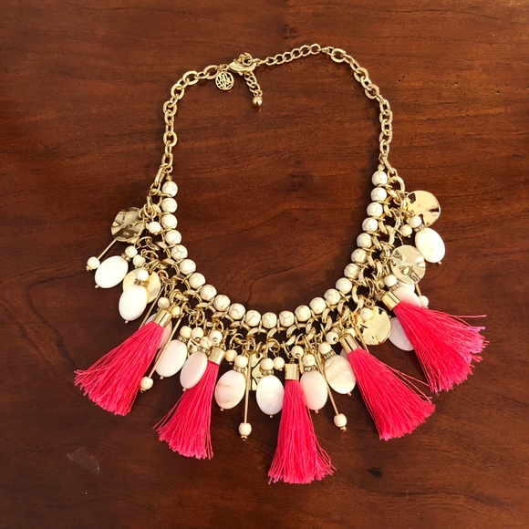 Lilly Pulitzer Gold Tassel Necklace